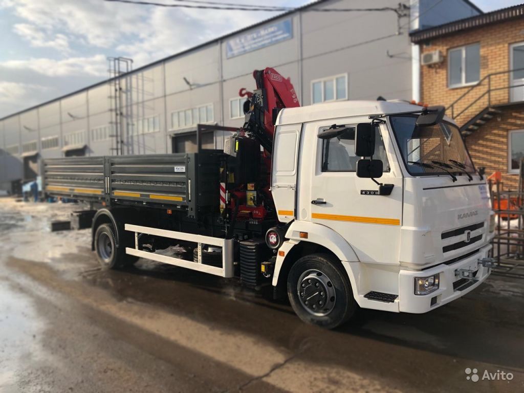 Купить Камаз 4308 с кму fassi F85B.0.22. Новый. 2020 год в лизинг для  юридических лиц по цене 7 173 000 руб.. КамЛизинг - выгодные условия  лизинга на Манипуляторы КАМАЗ, калькулятор лизинга и оформление в вашем  городе Казань