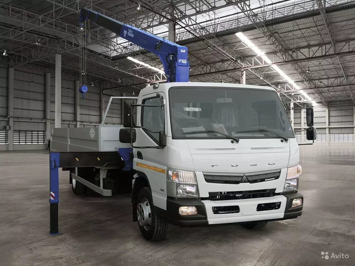 Купить Fuso canter TF кму Tadano борт алюминий в лизинг для юридических лиц  по цене 6 181 000 руб.. КамЛизинг - выгодные условия лизинга на Грузовая  техника, калькулятор лизинга и оформление в